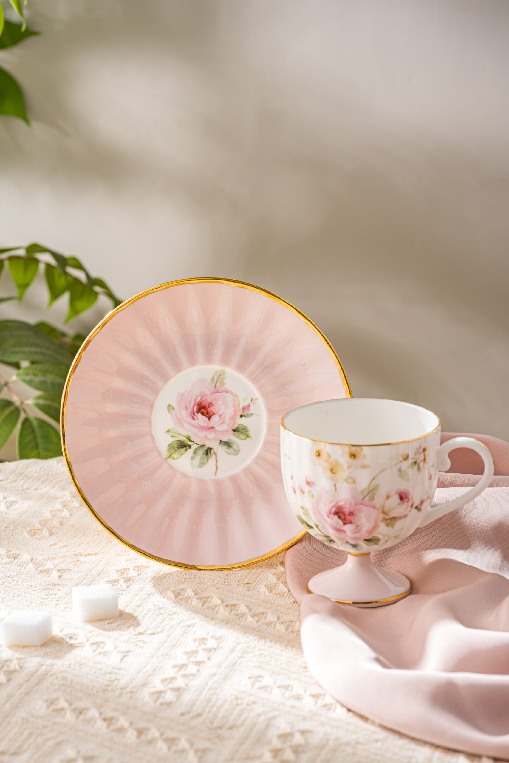 Zishi Premium Fine Bone China High-Foot Coffee Cup & Saucer Set – Elegant Art Deco Inspired Design, Lightweight Yet Durable, Ideal for Luxury Gift, Daily Coffee/Espresso Enjoyment, Restaurant & Home Use - Image 13